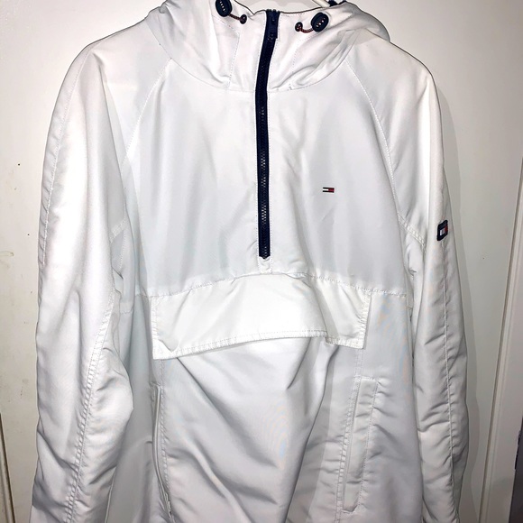 XL Tommy Hilfiger Half Zip Jacket w/ Hood - Picture 2 of 4